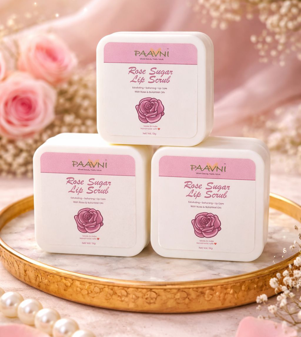 New Project (3) ROSE SUGAR LIP SCRUB - Image 1